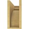 Ekena Millwork 6"W x 18"D x 12"H Classic Yorktown Rough Cedar Woodgrain TimberThane Corbel, Primed Tan CORUR06X18X12YORRCPR - alternate 6
